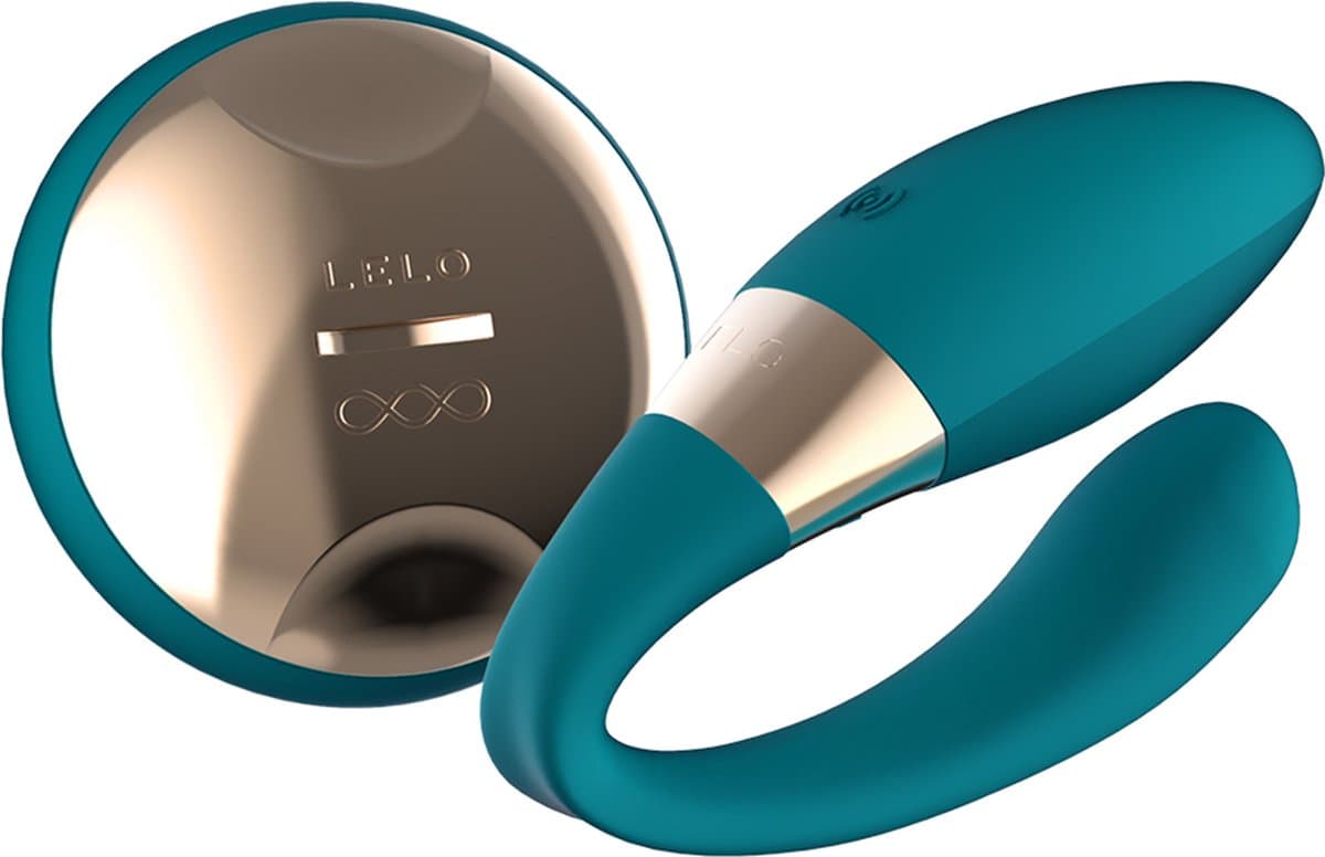 LELO TIANI Duo – Koppelvibrator – Dubbele Motoren – Afstandsbediening – Ocean Blue — afbeelding 1