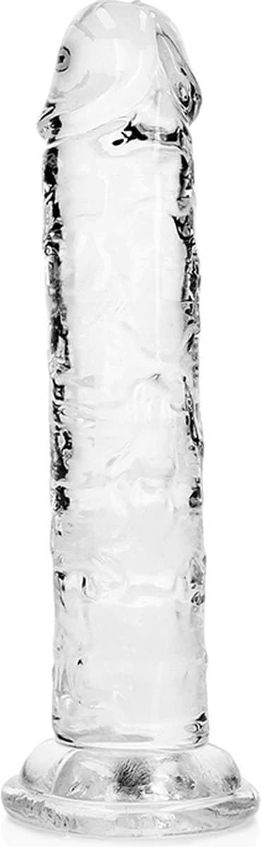 Shots - RealRock REA150TRA1 - Straight Realistic Dildo Suction Cup - 6'' / 14,5 - Tra — afbeelding 1