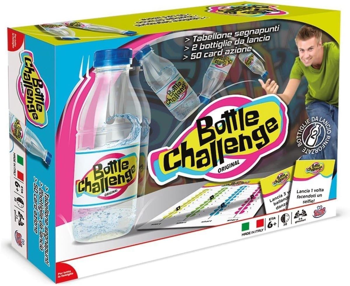 Bottle Challenge Spel - Fles Gooi Spel - Feestspel Organiseren - Onverwachte Kaarten - 62 Delen - Niet Gespecificeerd — afbeelding 1