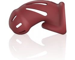 Model 28 - Ultra Soft Silicone Chastity Cage - Red