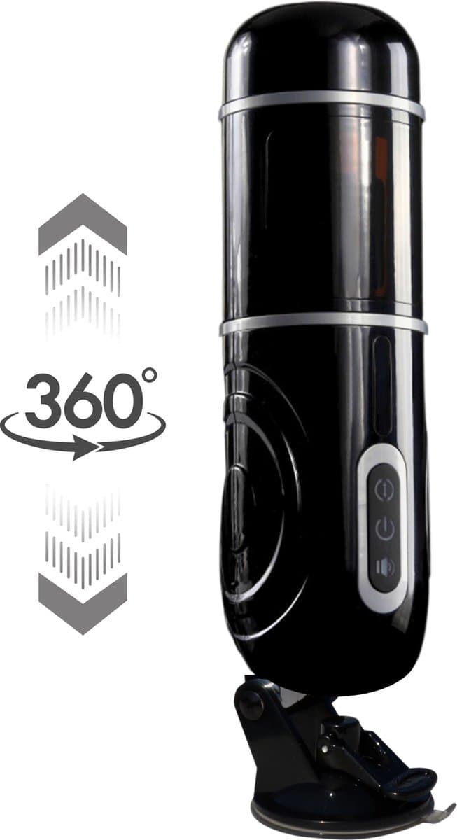 Masturbator automatische voor man vagina pocket pussy blowjob handsfree sextoy - Met zuignap - Monica Moments® — afbeelding 1
