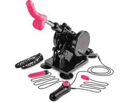 Dreamtoys Sex Room afstandsbediening Control stotend Machine Seksapparaat - Zwart