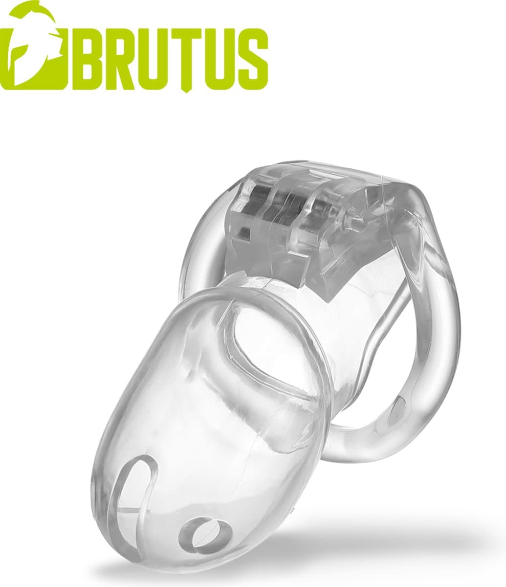 BRUTUS Stealth Cage - Chastity Cage Kuisheidskooi - Clear — afbeelding 1