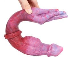 Dubbele Dildo - Dubbele Fist Dildo Met Penis en Hand