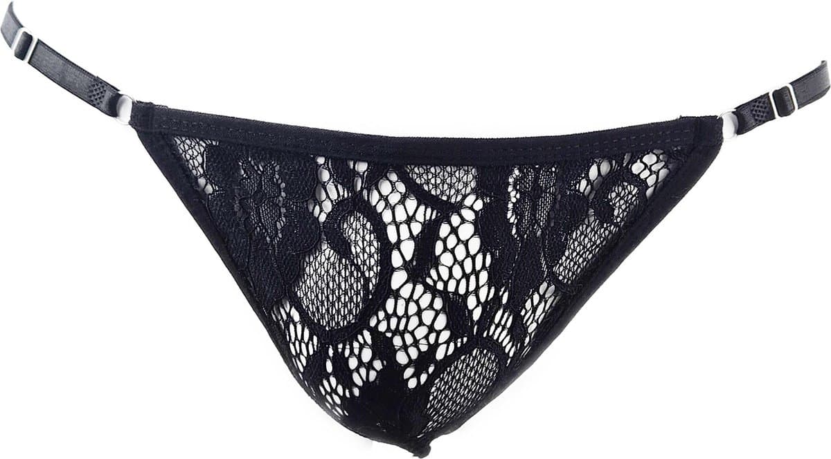 BamBella ® - String - One size - Sexy Zwart Erotische onderbroek Heren — afbeelding 1