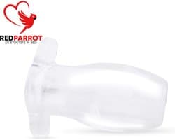 Holle buttplug PRO | Tunnel plug | Luxe uitvoering | Transparant | Siliconen | Anaal | Kont | Anus | Anaalplug