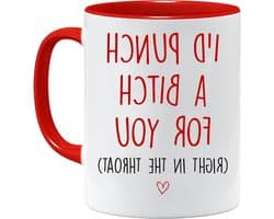Grappige Mok - Nieuwigheid mok Valentijnscadeau - Cadeau geven - Gedurfde verklaring - 11 Ounces - Rood