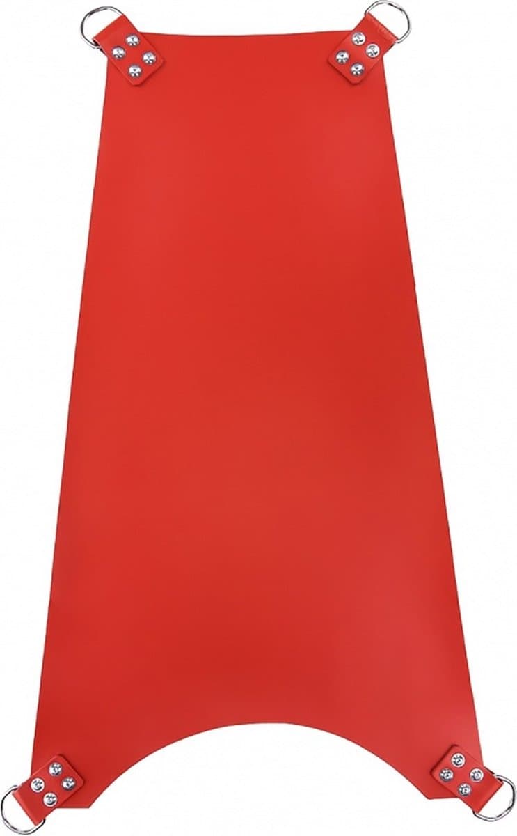 Adjusted Leather sling - 4 points - Red — afbeelding 1
