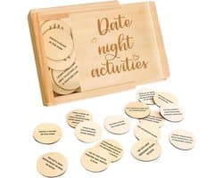 Koppelspel - Date night spel - Samen tijd doorbrengen - 52 creatieve activiteiten - 11x11x3 cm - Niet gespecificeerd