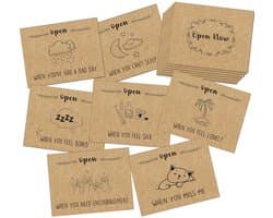 Romantische lange afstand relatiegeschenken - Open wanneer enveloppen cadeau voor Valentijnsdag - 8 stuks