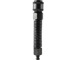 Flexibele Veer Adapter RVS Zwart Hismith Premium KlicLok — afbeelding 1