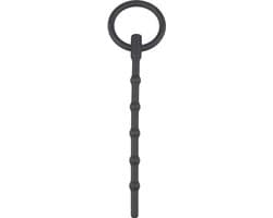 Lange Holle Dilator Met Grote Trekring - Zwart