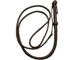 Bruin rundleer 6 voet bullwhip Indiana Jones Bull Whip