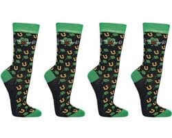 Set van 2 Paar Grappige Sokken als Cadeau voor Heren en Dames