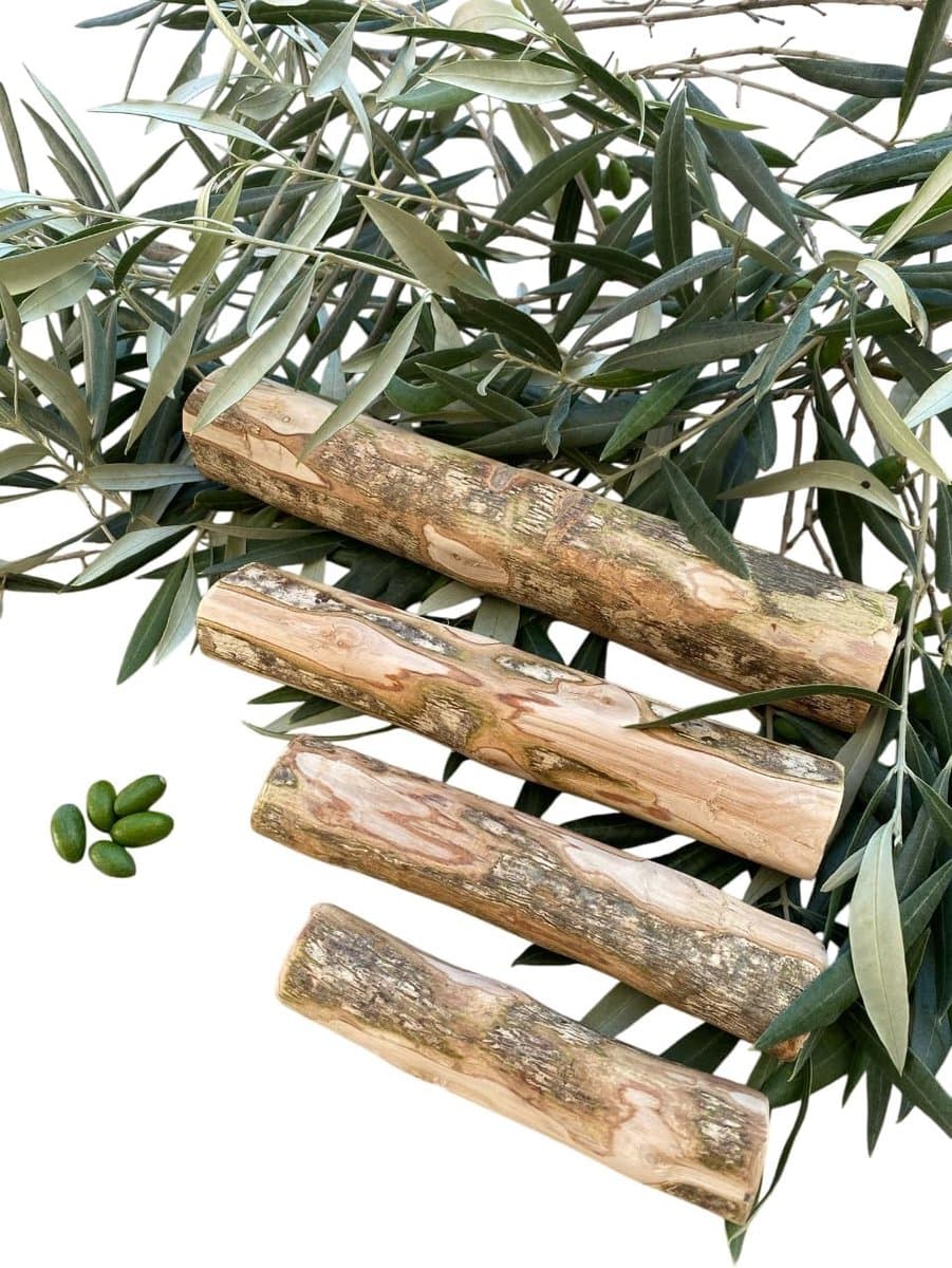 Dog toy for chewing, bite toy, stick – Olive wood – PetQuality (Small) - ShopVlot — afbeelding 1