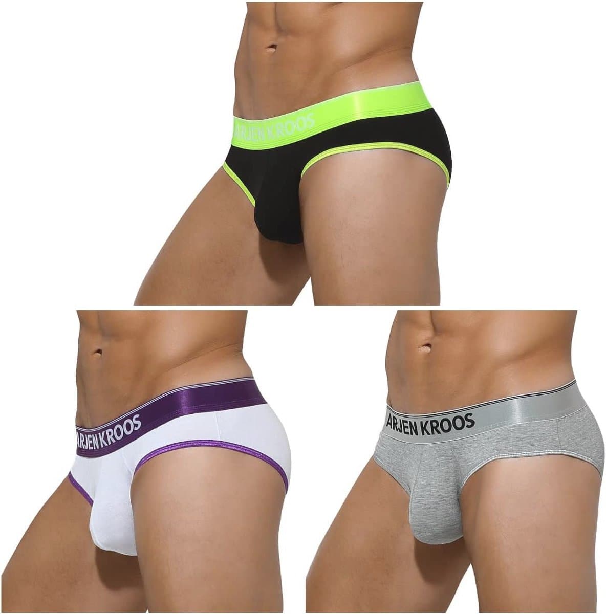 Casey Kevin Jockstrap Heren (3 Pack) Katoen Ondergoed Ademend Atletische Supporter Strings Lage Taille Mannen Sport Jock Strap — afbeelding 1