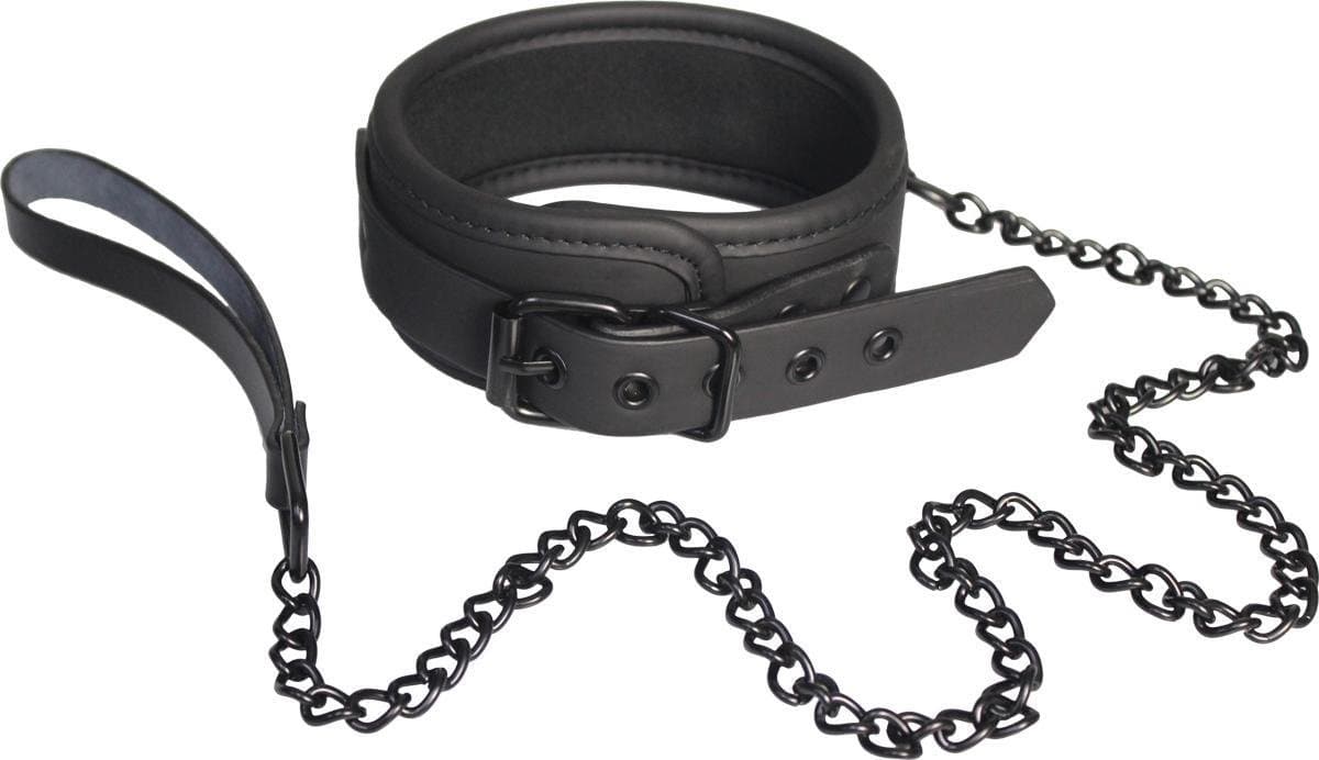 Blaze Halsband en Leiband Halsband met Leiband Zwart — afbeelding 1